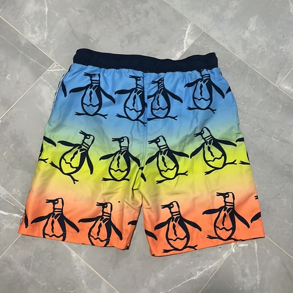 Original Penguin Boys Swim Trunks Multicolored UPF 50+ - Picture 5 of 5